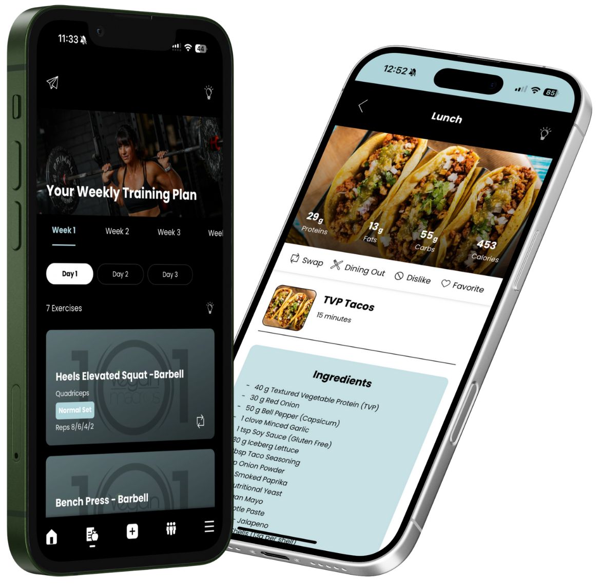 Vegan high-protein meal plans, 100% plant-based